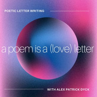 A Poem is a (love) Letter banner